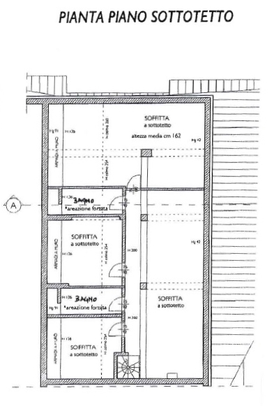 Planimetria piano sottotetto