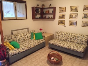 Bilocale Indipendente Riolunato Groppo Mq 54 Piano Terra Terrazzo Riscaldamento Indipendente Caldaia gas GPL Cantina Due Garage Posto Auto Coperto di proprietà