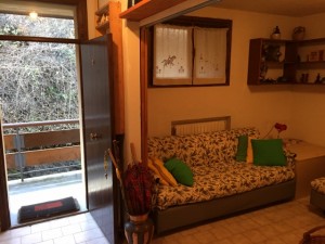 Bilocale Indipendente Riolunato Groppo Mq 54 Piano Terra Terrazzo Riscaldamento Indipendente Caldaia gas GPL Cantina Due Garage Posto Auto Coperto di proprietà
