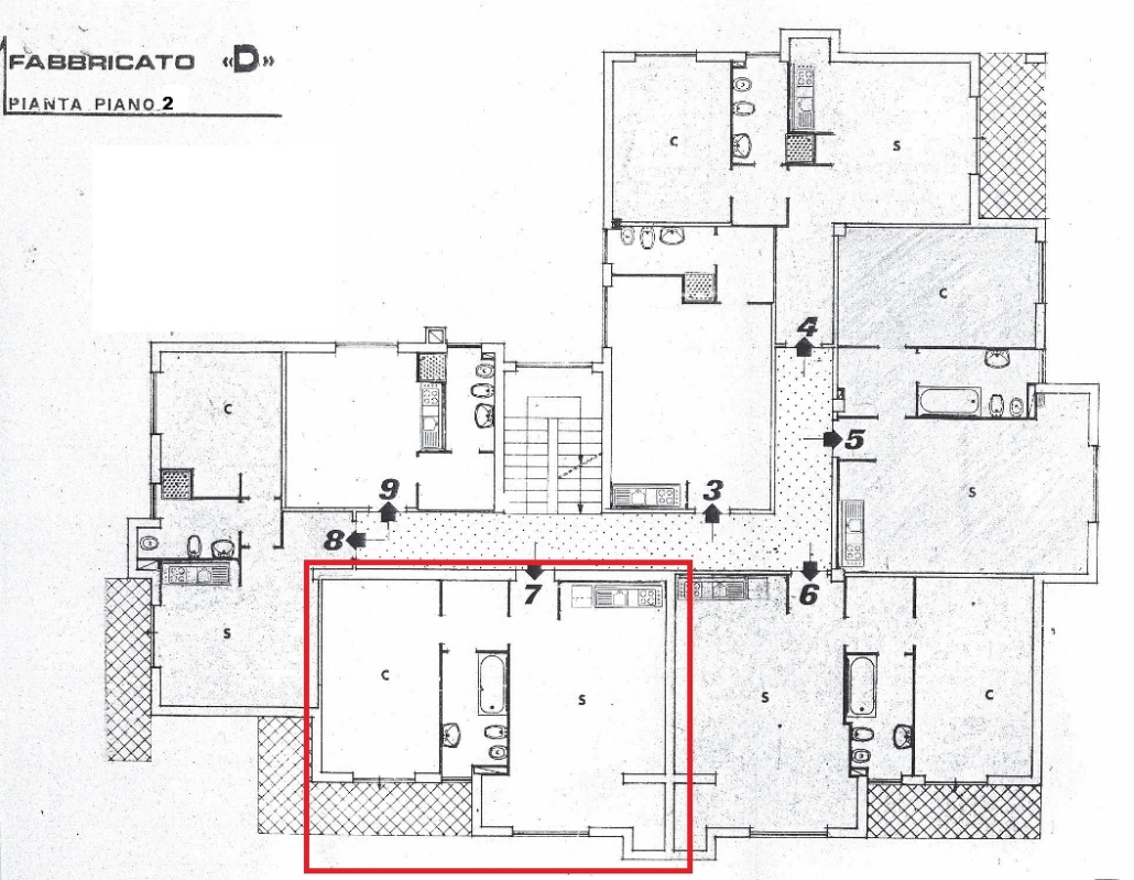 Appartamento Bilocale Faidello ViaGiardini-Fiumalbo Mq 50 Piano 2° Posto Auto (3)
