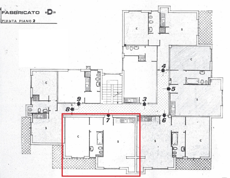 Appartamento Bilocale Faidello ViaGiardini-Fiumalbo Mq 50 Piano 2° Posto Auto (3)