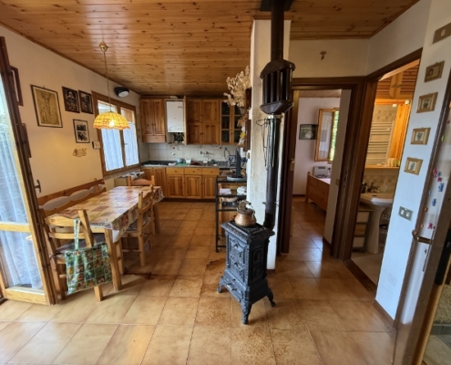 Bilocale Indipendente Il-Melo Cutigliano Mq 60 P.1° Due Livelli Mansarda Balcone Stufa Legna