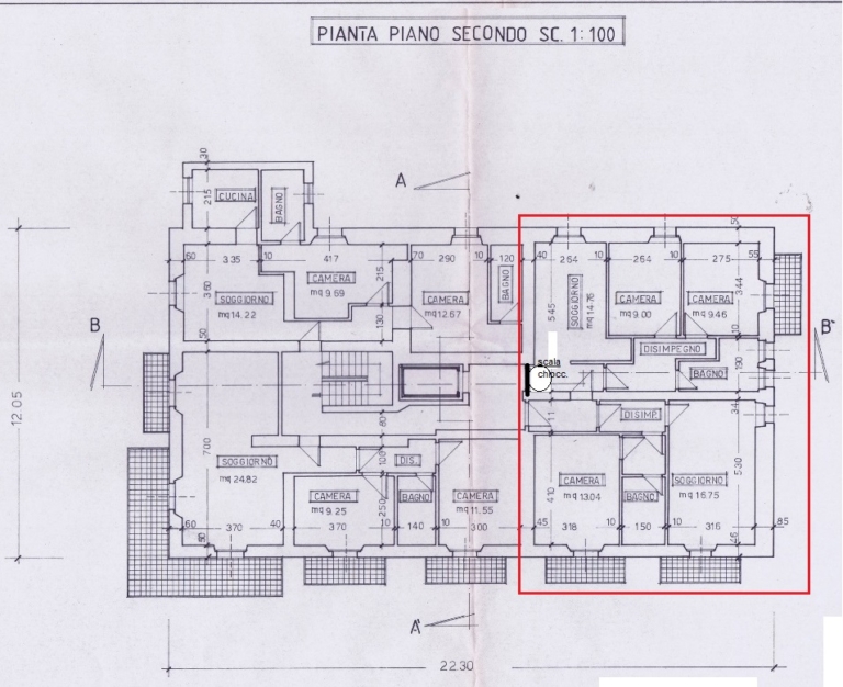 Mansarda Cinque Vani Le Regine Mq 110 P. 2° Ascesnore Tre Camere Due Bagni SottoTetto Abitabile (4)