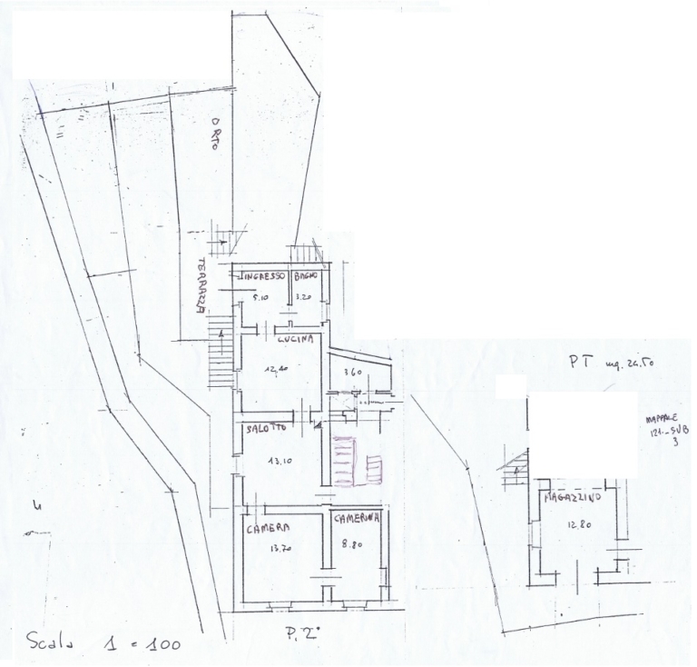 Mansarda Indipendente La Lima San-Marcello-Pistoiese Mq 75 Quadri-Locale Piano Secondo