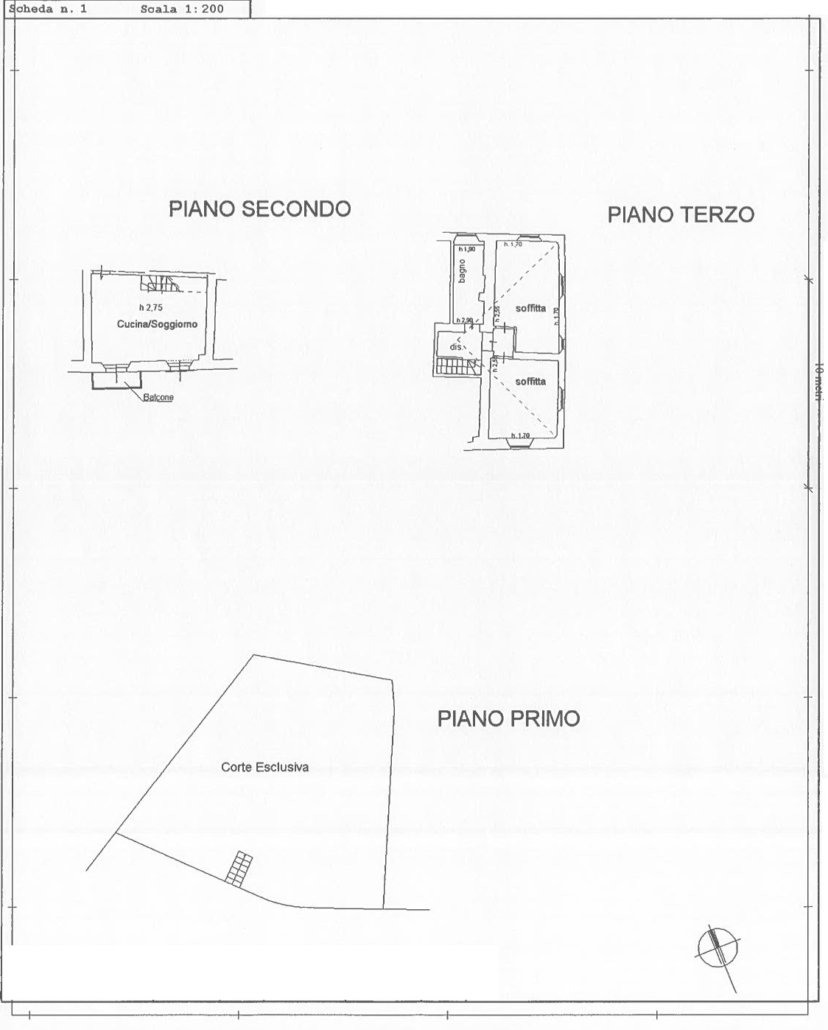 Mansarda Trilocale Cutigliano Centro Mq 70 P. 2° Due Liv. Giardino Mq 100 Posto Auto Scoperto