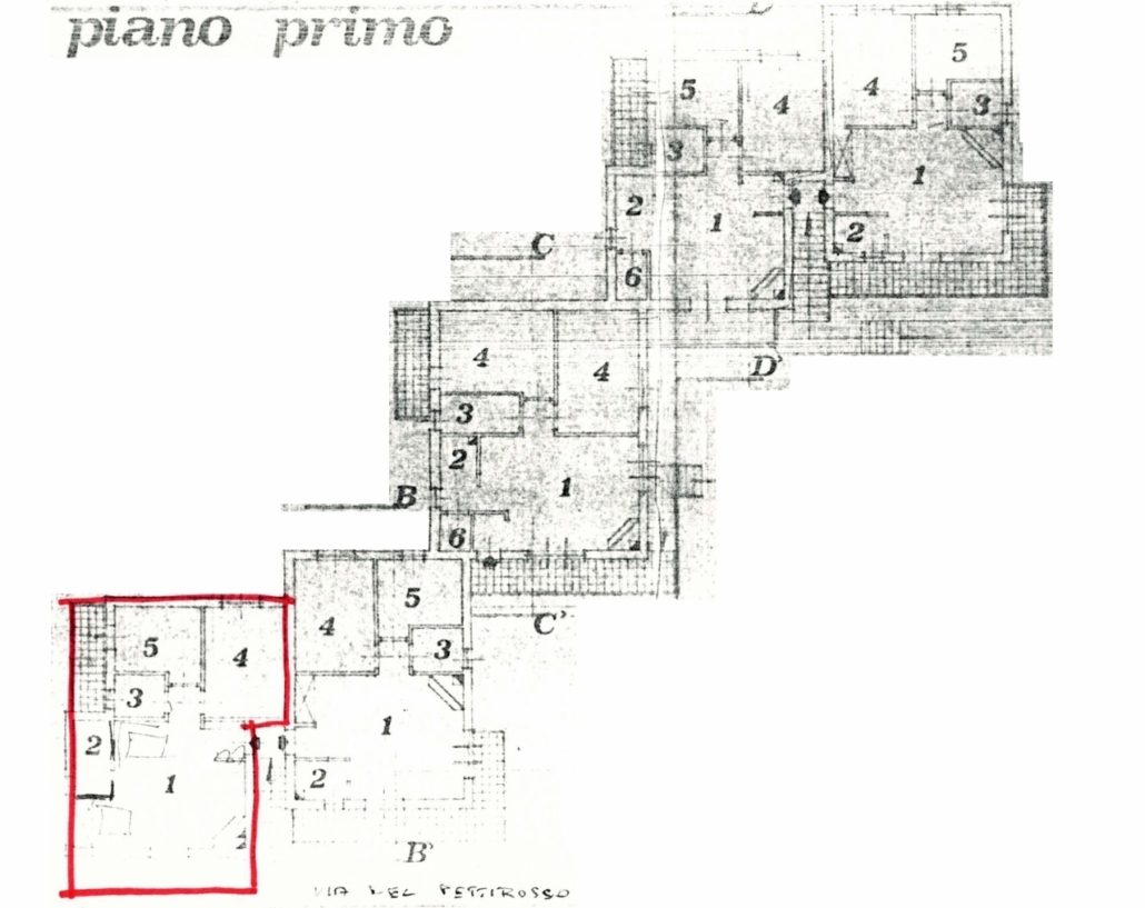 Mansarda Trilocale Indipendente Doganaccia Mq 50 P. 1° Caminetto 2 Balconi Soffitta Caldaia Gas