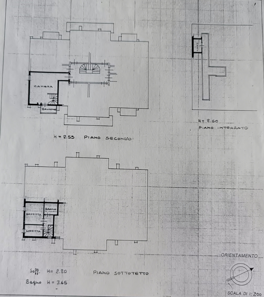 Mansarda Trilocale Parco Daini Faidello Mq 65 P. 2° Due Liv. Balcone Caminetto Cantina