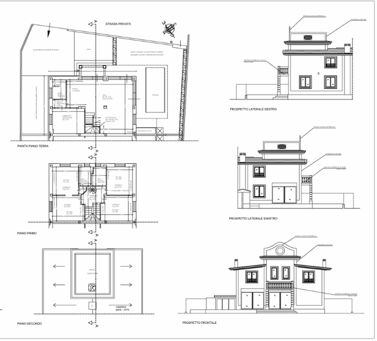 Villa Tonfano Marina Pietrasanta Mq 200 Piscina Giardino Mq 250